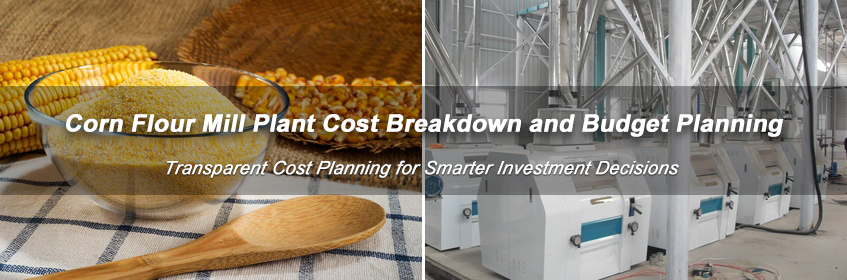 Commercial corn flour mill plant cost estimation and investment plan