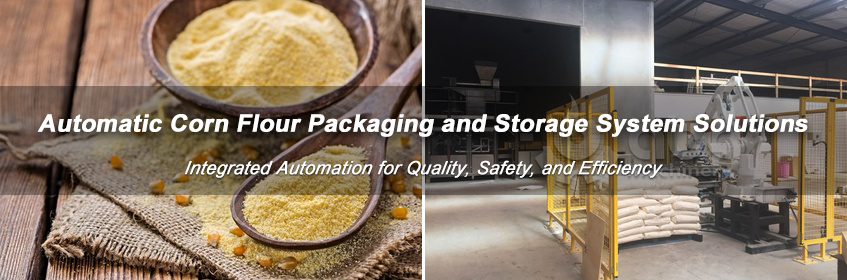 Automatic corn flour packaging and storage line supplier
