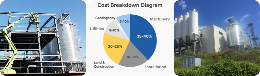 corn flour mill plant cost in india,ghana,pakistan