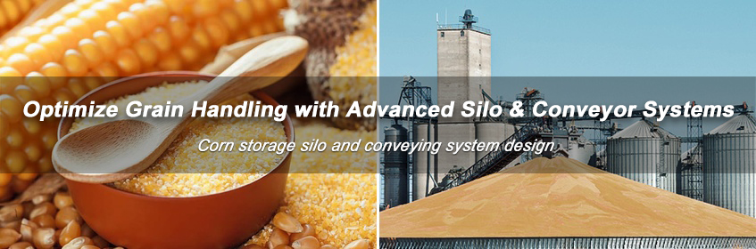 Industrial corn storage silo and conveying system supplier