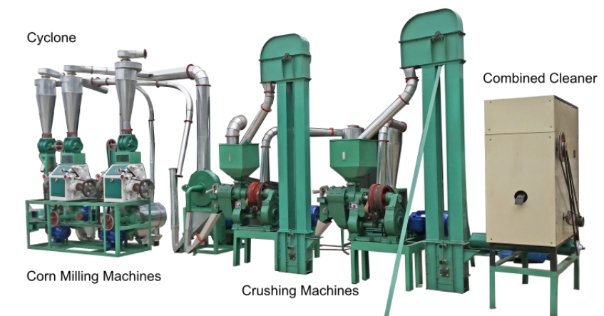 small corn flour mill machine for sale